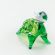 Green Jolly Turtle in Glass Figurines Reptiles category
