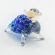 Blue Glass Turtle in Glass Figurines Reptiles category