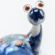 Gray Jolly Turtle in Glass Figurines Reptiles category