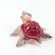 Glass Red Sea Turtle in Glass Figurines Reptiles category
