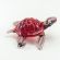 Glass Red Sea Turtle in Glass Figurines Reptiles category