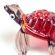 Glass Red Sea Turtle in Glass Figurines Reptiles category