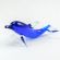 Glass Dolphin Figure in Glass Figurines Sea Life Creatures category