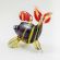Glass Black Fish in Glass Figurines Sea Life Creatures category