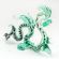 Glass Dragon in Glass Figurines Wild  Animals category