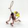 Glass Monkey with Banana in Glass Figurines Wild  Animals category