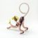 Glass Monkey with Banana in Glass Figurines Wild  Animals category