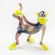 Glass Monkey with Hand up in Glass Figurines Wild  Animals category