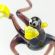 Glass Monkey with Hand up in Glass Figurines Wild  Animals category