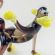 Glass Monkey with Hand up in Glass Figurines Wild  Animals category