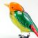 Green Bee Eater Glass Figurine in Glass Figurines Birds category