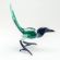 Magpie Glass Figurine in Glass Figurines Birds category