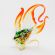Glass Figurine Fish with Orange Fin in Glass Figurines Sea Life Creatures category