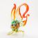 Glass Figurine Fish with Orange Fin in Glass Figurines Sea Life Creatures category