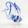 Glass Figurine Fish with Blue Fin in Glass Figurines Sea Life Creatures category