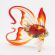 Glass Figurine Fish Red in Glass Figurines Sea Life Creatures category