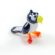 Glass Miniature Little Crow in Glass Figurines Miniature Figurines category