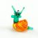 Glass Orange Snail Figurine in Glass Figurines Miniature Figurines category