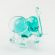 Green Elephant Glass Figurine in Glass Figurines Wild  Animals category