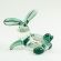 Little Green Rabbit in Glass Figurines Wild  Animals category