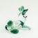 Little Green Rabbit in Glass Figurines Wild  Animals category
