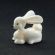 Little White Rabbit in Glass Figurines Wild  Animals category