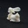 Little White Rabbit in Glass Figurines Wild  Animals category