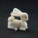 Little White Rabbit in Glass Figurines Wild  Animals category