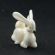 Little White Rabbit in Glass Figurines Wild  Animals category