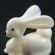 Little White Rabbit in Glass Figurines Wild  Animals category