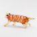 Glass Walking Tiger Figurine in Glass Figurines Wild  Animals category