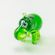 Glass Green Hippo Figure in Glass Figurines Wild  Animals category