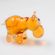 Glass Brown Hippo Figure in Glass Figurines Wild  Animals category