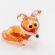 Glass Little Fox Figure in Glass Figurines Wild  Animals category
