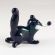 Black Walking Badger in Glass Figurines Wild  Animals category