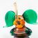 Green Elephant in Glass Figurines Wild  Animals category