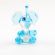 Elephant Turquoise Color in Glass Figurines Wild  Animals category