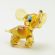 Glass Beige Baby Elephant in Glass Figurines Wild  Animals category