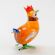 Red Glass Hen in Glass Figurines Birds category