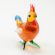 Red Glass Hen in Glass Figurines Birds category
