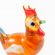 Red Glass Hen in Glass Figurines Birds category