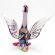 Goose with Violent Wings in Glass Figurines Birds category