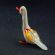 White Goose in Glass Figurines Birds category