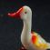White Goose in Glass Figurines Birds category