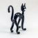 Glass Black Cat in Glass Figurines Cats category