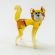 Glass Figurine Beige Cat in Glass Figurines Cats category