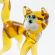 Glass Figurine Beige Cat in Glass Figurines Cats category