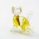 Glass Figurine Little Beige Cat in Glass Figurines Cats category