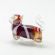 Glass Figurine Brown Stripped Cat in Glass Figurines Cats category