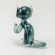 Glass Figurine Gray Sitting Cat in Glass Figurines Cats category